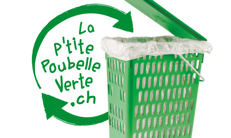 La P'tite poubelle verte pour les déchets de cuisine