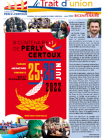 Juin 2022 - SPECIAL BICENTENAIRE + 1 DE PERLY-CERTOUX - Programme et temps forts de la fête